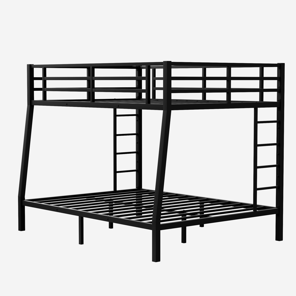 Metal Full XL over Queen Bunk Bed for Teens and Adults,Space-Saving/Noise Reduced/No Box Spring Needed