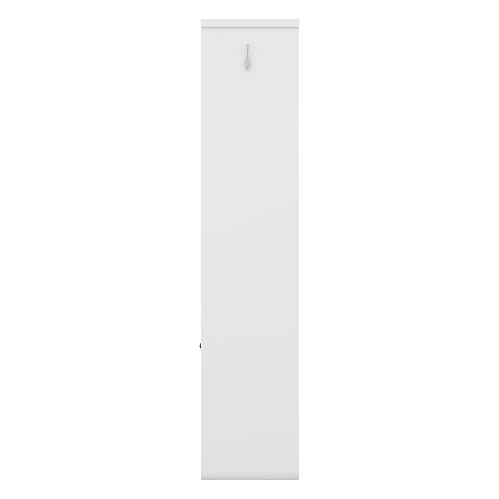 Multi-functional Hall Tree with Storage Shelves Drawers Cabinet Elegant Hallway Shoe Cabinet with Bench Modern Coat Rack White