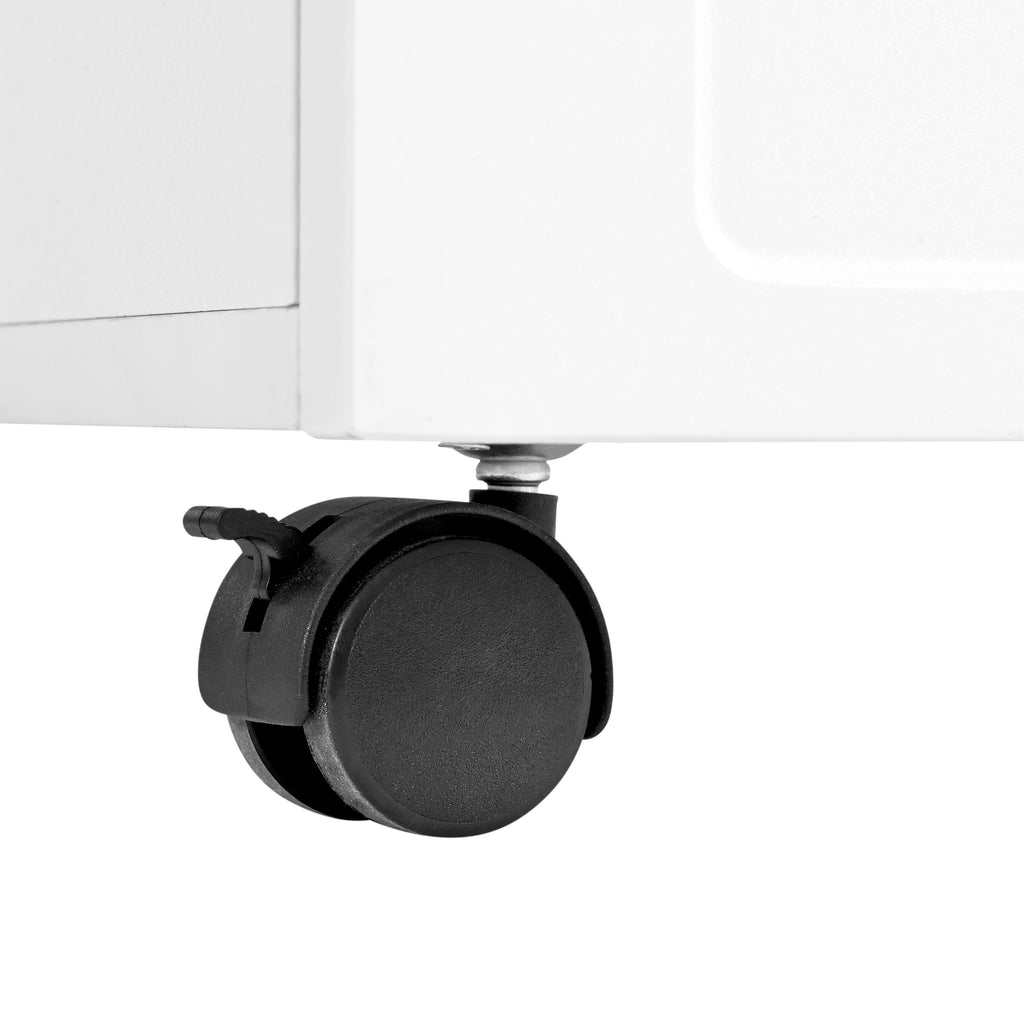 Deux ensembles de meubles TV et tables basses ON-TRANS de style crème, adaptés aux téléviseurs de moins de 80 pouces, blancs