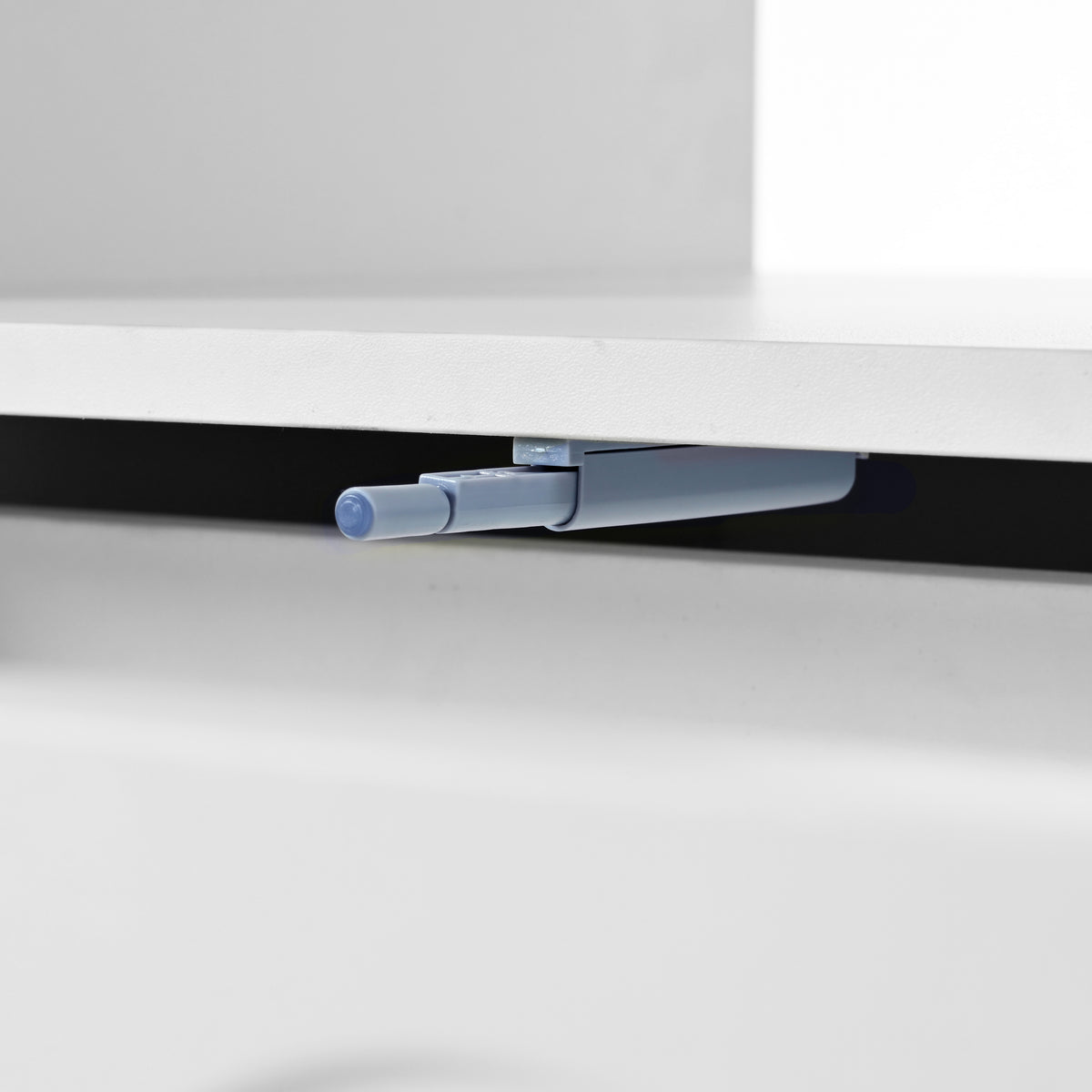 Deux ensembles de meubles TV et tables basses ON-TRANS de style crème, adaptés aux téléviseurs de moins de 80 pouces, blancs